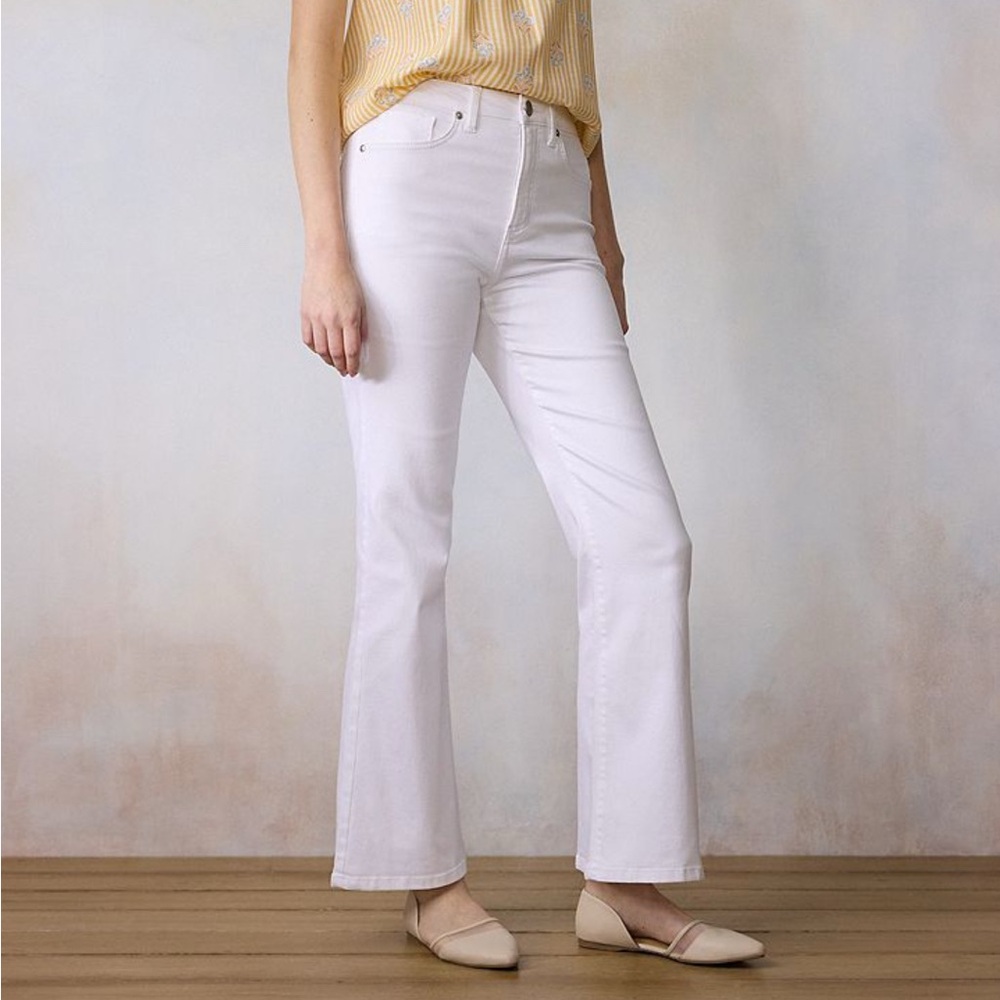 LC Lauren Conrad Super High Rise Flare Jeans